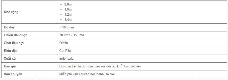 thảm trải sàn Linh Dung